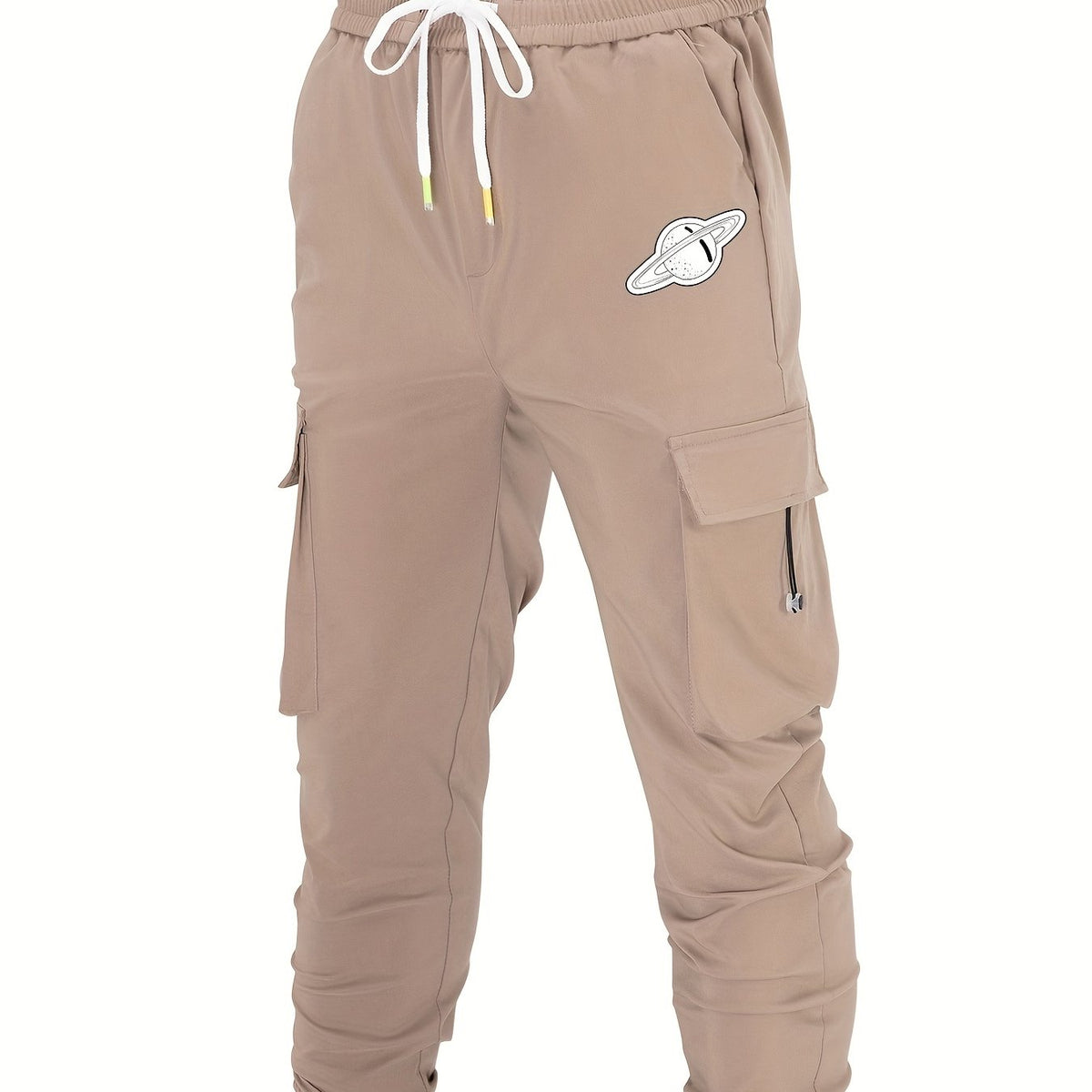 Eagle Pattern Casual Cotton Slightly Stretch Men s Cargo Pants