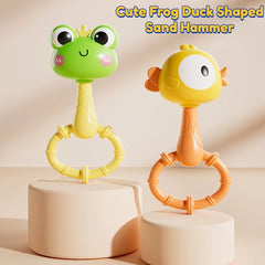 Frog Duck Hand Cranked Bell for Youngsters 1 2pcs