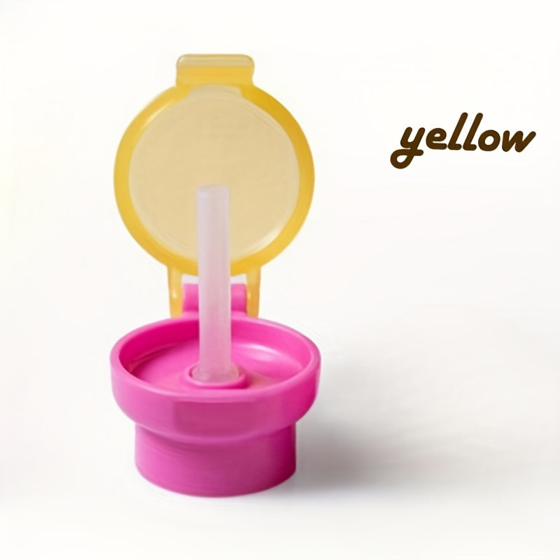 Spill-Proof Kids Water Bottle Cap with Straw
