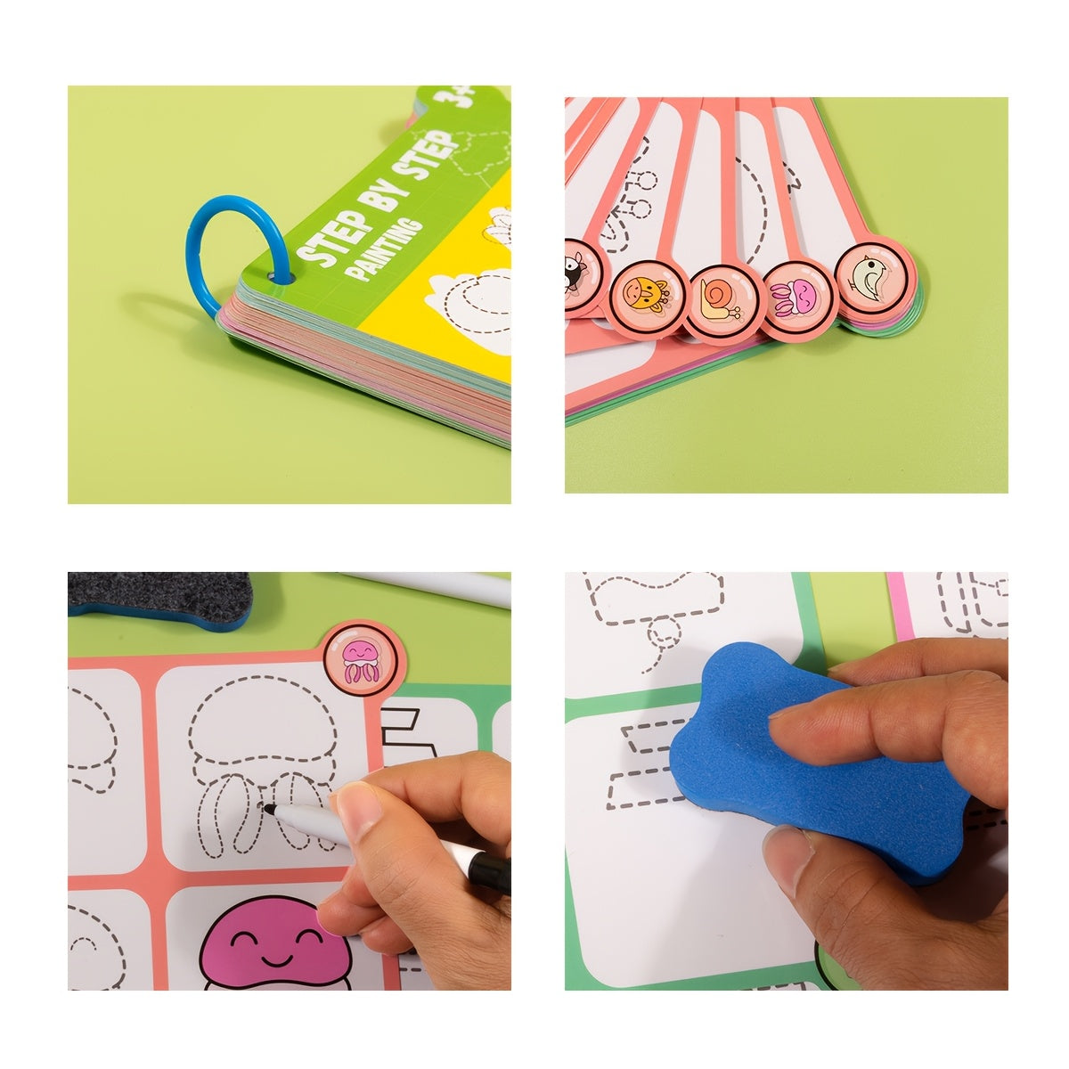 Creative Cartoon Graffiti Book for Beginners with 35 Sheets and 70 Patterns