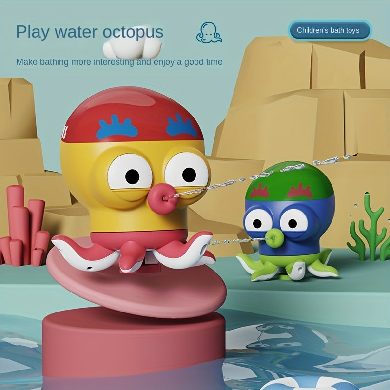 Kids Octopus Fountain Sprinkler Bath Toy