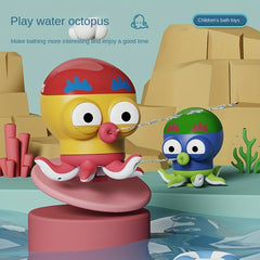 Kids Octopus Fountain Sprinkler Bath Toy