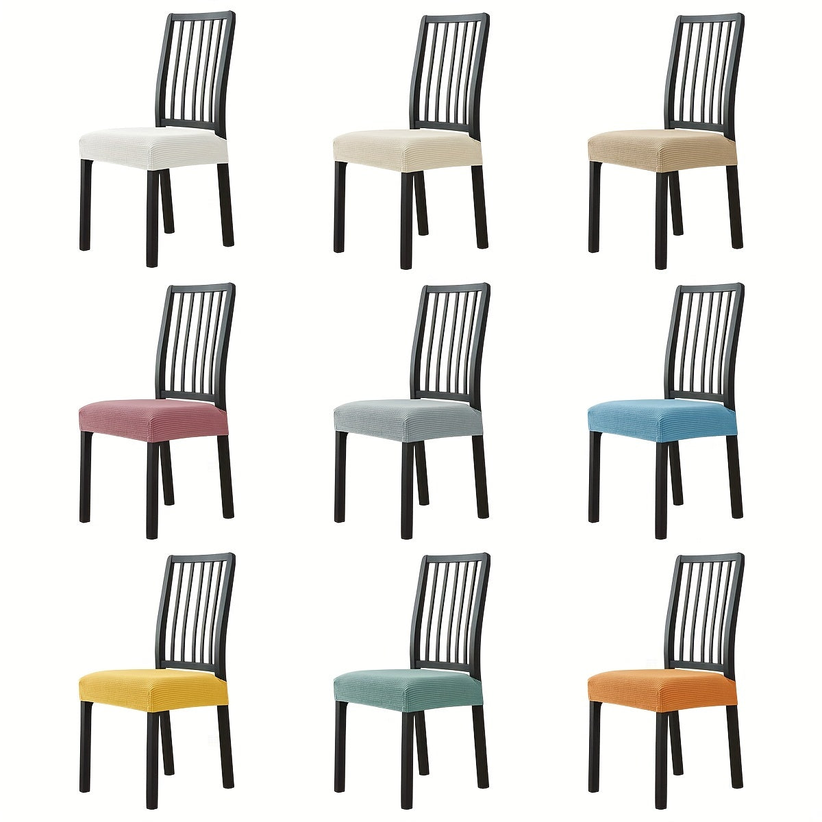 Corn Velvet Dining Chair Seat Covers - Furniture Protector