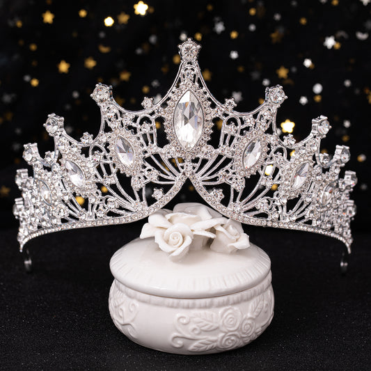Rhinestone Crown Headband Wedding Bridal Hairband Party Tiara Decorations