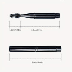 Mini Eyebrow Brush Eyelash Comb Mascara Wand Applicator Eye Brushes with Cap