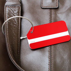 Aluminium Luggage Tag Metal Identity Card Travel Baggage Tag