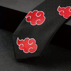 Anime Red Cloud Tie for Cosplay Parties