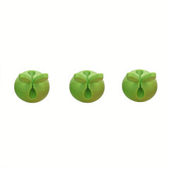 3pcs Rabbit Ear Wire Clip Desktop Wire Fixing Device in Multiple Colors