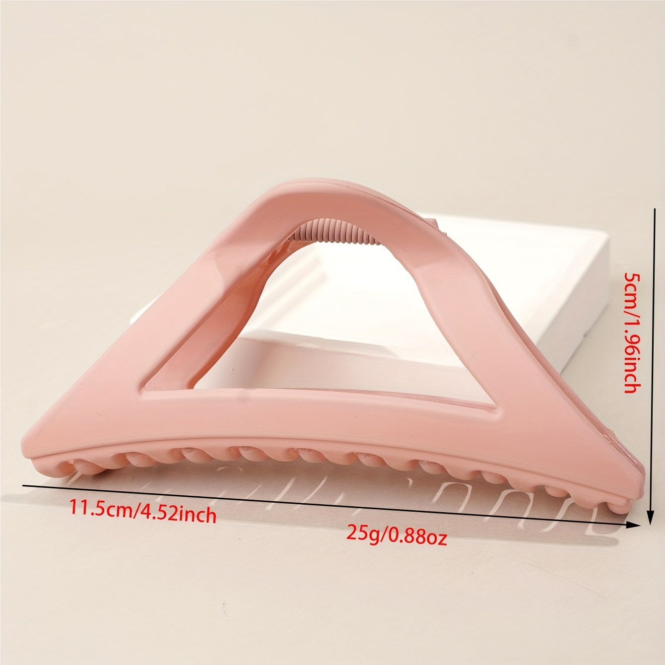 Matte Solid Triangle Hair Claw Set for Hair Styling