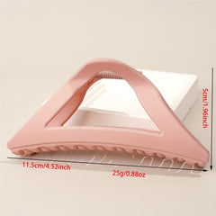 Matte Solid Triangle Hair Claw Set for Hair Styling