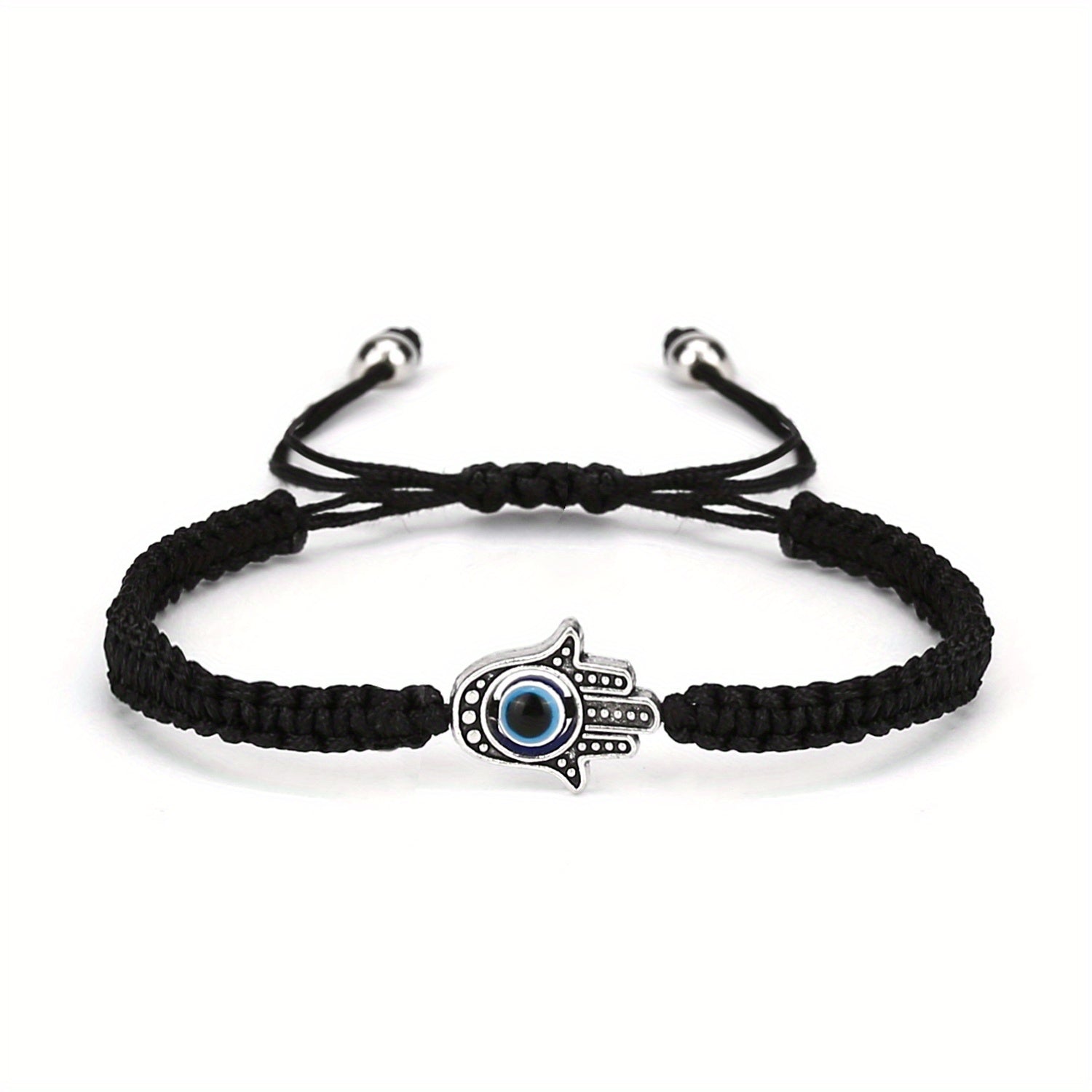 Devil's Eye Theme Braided Anklet Adjustable Ankle Bracelet