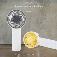 Mini Handheld Fan USB Rechargeable Small Personal Fan with Light