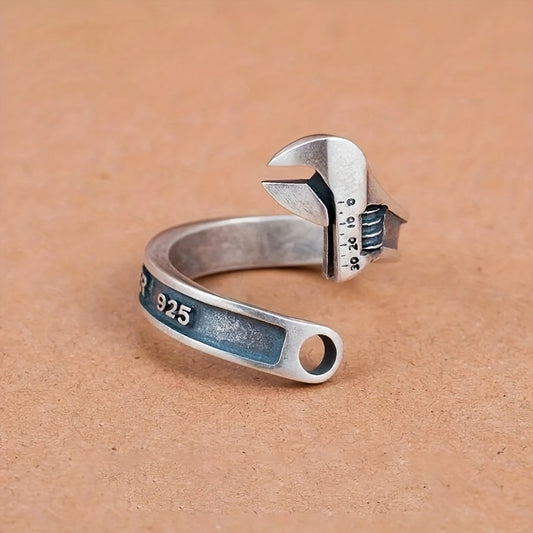 Vintage Repair Tool Wrench Ring For Men Hip Hop Rock Punk Jewelry