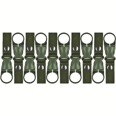 10pcs Buckle Hooks Nylon Webbing Hanging Bottle Buckle For Backpack