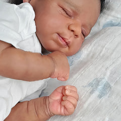 Realistic Reborn Boy Doll Soft Touch Vinyl Sleeping Beige Hand Painted