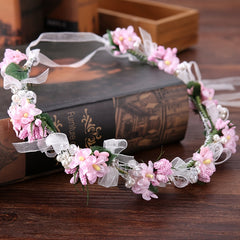 Flower Leaf Bridal Headband Tiara For Women Bride Party Wedding