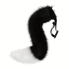 Adjustable Plush Beast Tail for Cosplay Party Props