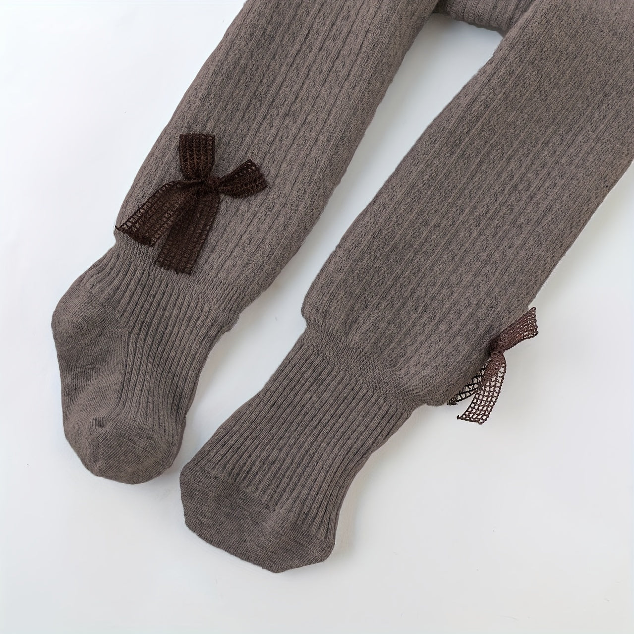 Baby Girls Bowknot Pantyhose Knitted Mesh Leggings Tights