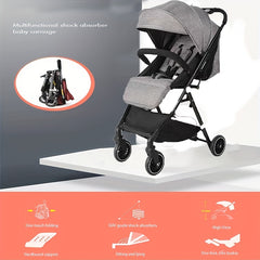 BaobaohaoN2 Foldable Baby Stroller SUV Shock Absorption
