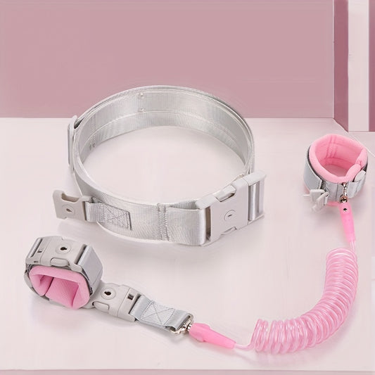 2-in-1 Toddler Anti Lost Belt & Wrist Link with Safety Lock