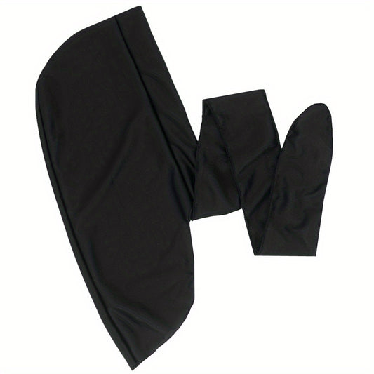 Men's Satin Durag Soft Doo Rag 360 Waves Long Tail Bandana Headcloth