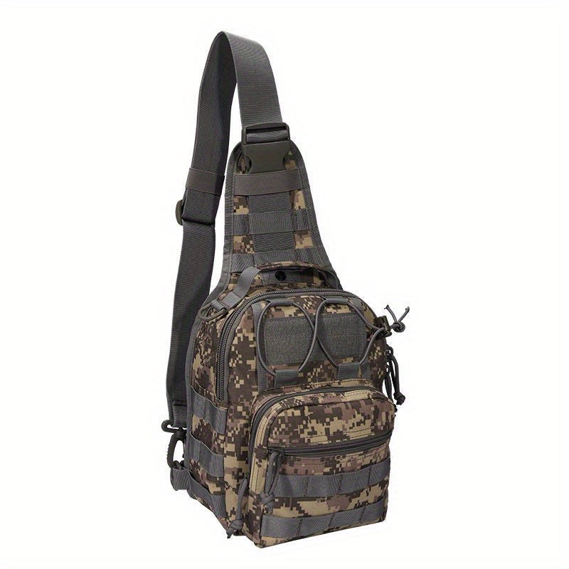 Camouflage Chest Bag Crossbody Bag For Outdoor Camping Hiking