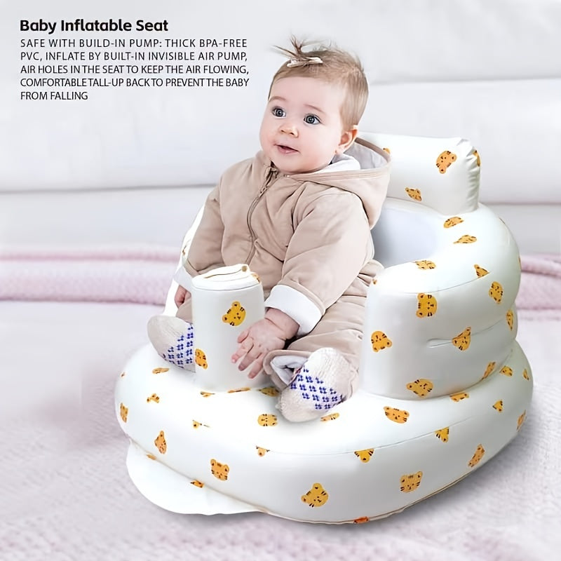 Baby Sitting Bath Stool Safety Comfort Portable Chair Inflatable Sofa