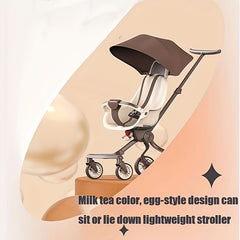 Portable Baby Stroller with Lumbar Support
