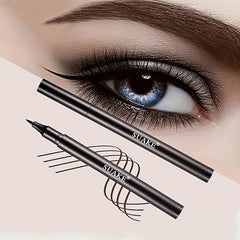 Matte Liquid Eyeliner Pen Waterproof Sweat Proof Smudge Proof Long Lasting