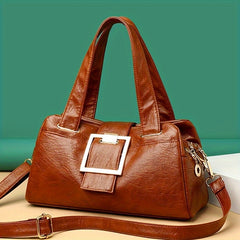 Large Capacity Shoulder Bag Soft Handbag Stylish Crossbody Bag