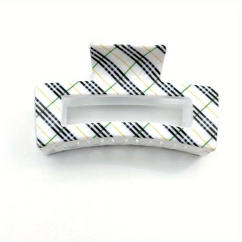 Large Square Hollow Hair Claw Vintage Hair Accessories