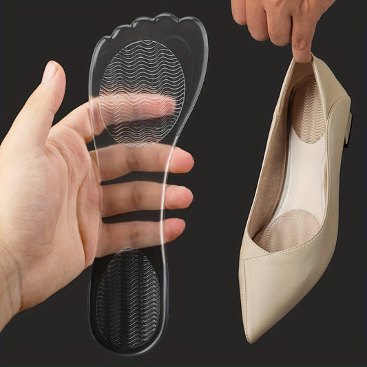 Cropped Pads for Women High Heels - One Size Flat Insoles, Non-slip, Comfortable