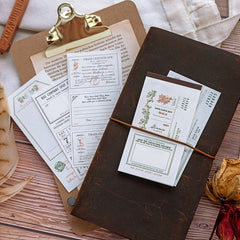 50 Pcs Berwick Manor Message Notepad Notes Paper Pack