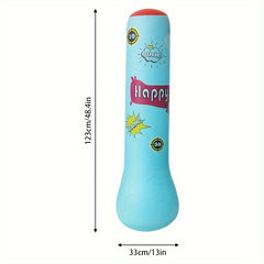 Inflatable Boxing Column for Kids & Adults PVC Tumbler Vent Toy