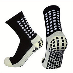 Anti-skid Silicone Breathable Mid-calf Socks for Men and Women