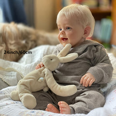 Hand Painted Baby Yannik Doll with Blond Hair