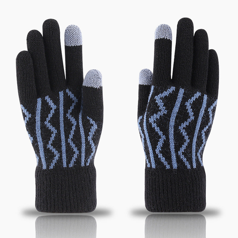 Winter Touchscreen Knit Gloves for Men