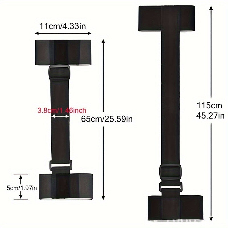 Skiing Pole Shoulder & Hand Carrier Skiing Handle Strap