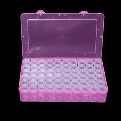Pink 60 Grids Bead Container Diamond Painting Tools Storage Box