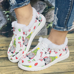 Women's Christmas Tree Snow Boots Warm Winter Outdoor Comfortable Non-slip