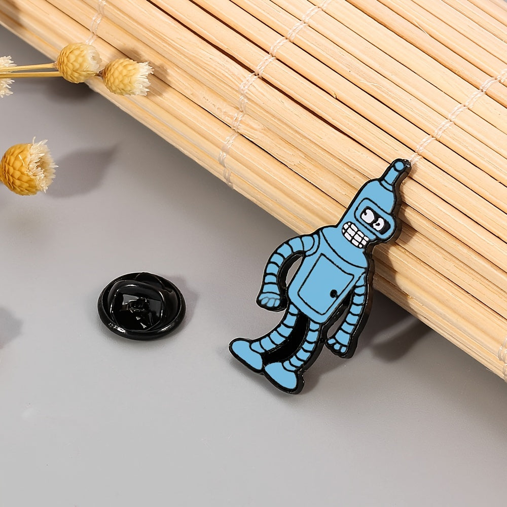 Animation Future Robot Brooch Clothing Accessory