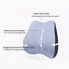Memory Foam Car Neck Pillow Lumbar Support Set