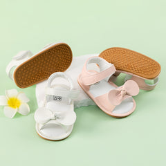 Bowknot Open Toe Sandals Baby Girls Non slip Beach Summer Lightweight