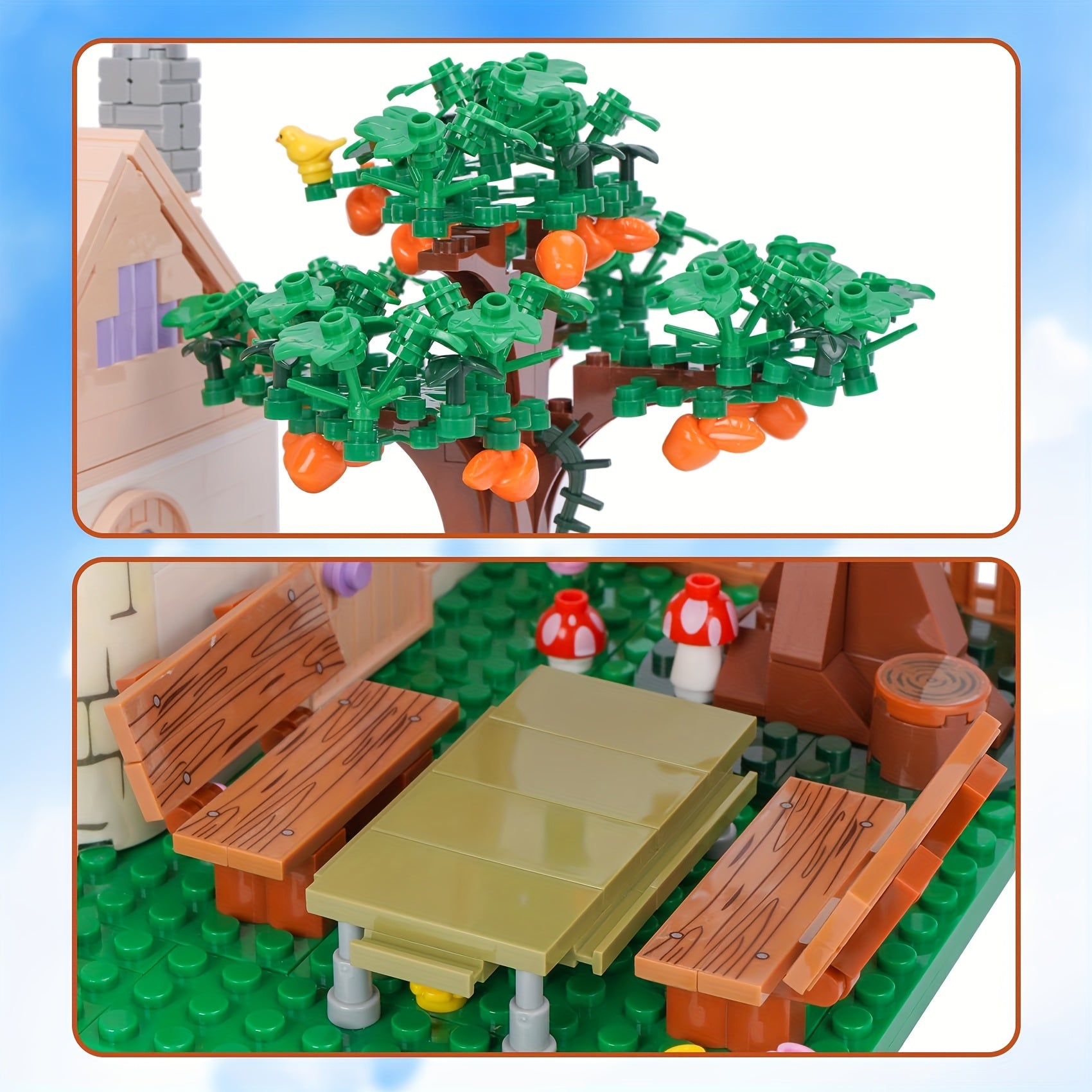 Animal House Bricks Toy Collectible Display DIY Construction Adult