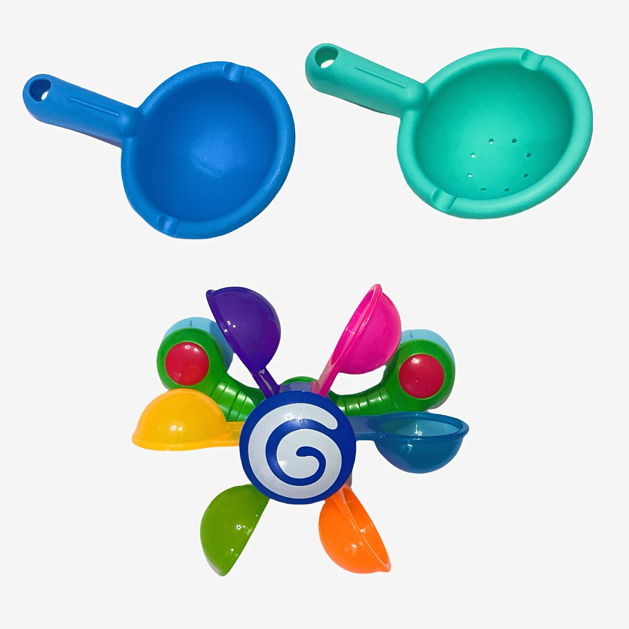 Colorful Kids Bath Windmill Toy with Water Sprinkler