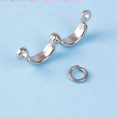 Stainless Steel Parrot Leg Ring for Stylish Pet Decor