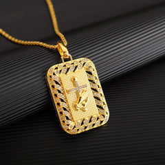 Hip Hop Jewelry Cross Pendant Necklace