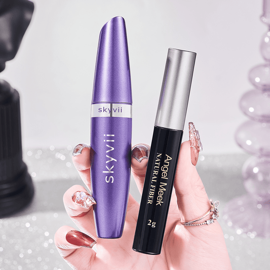Fiber Mascara Set Waterproof Long Lasting Makeup