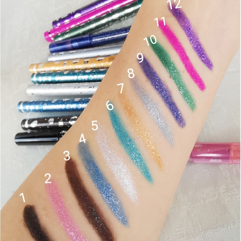 Colorful Eyeshadow Pencil High Pigmented Eyeliner Stick