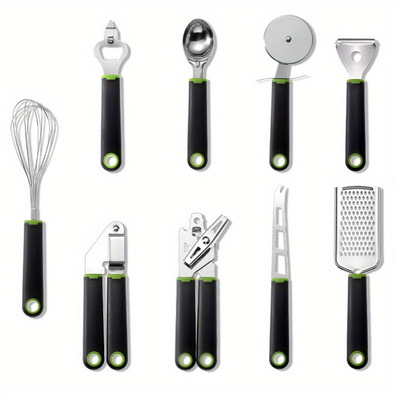 9pcs Stainless Steel Cooking Tool Sets for Home Kitchen